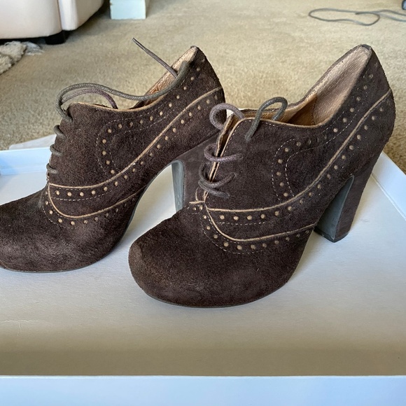 Miz-Mooz Designer Heel Bootie size 6.5 - Picture 1 of 5